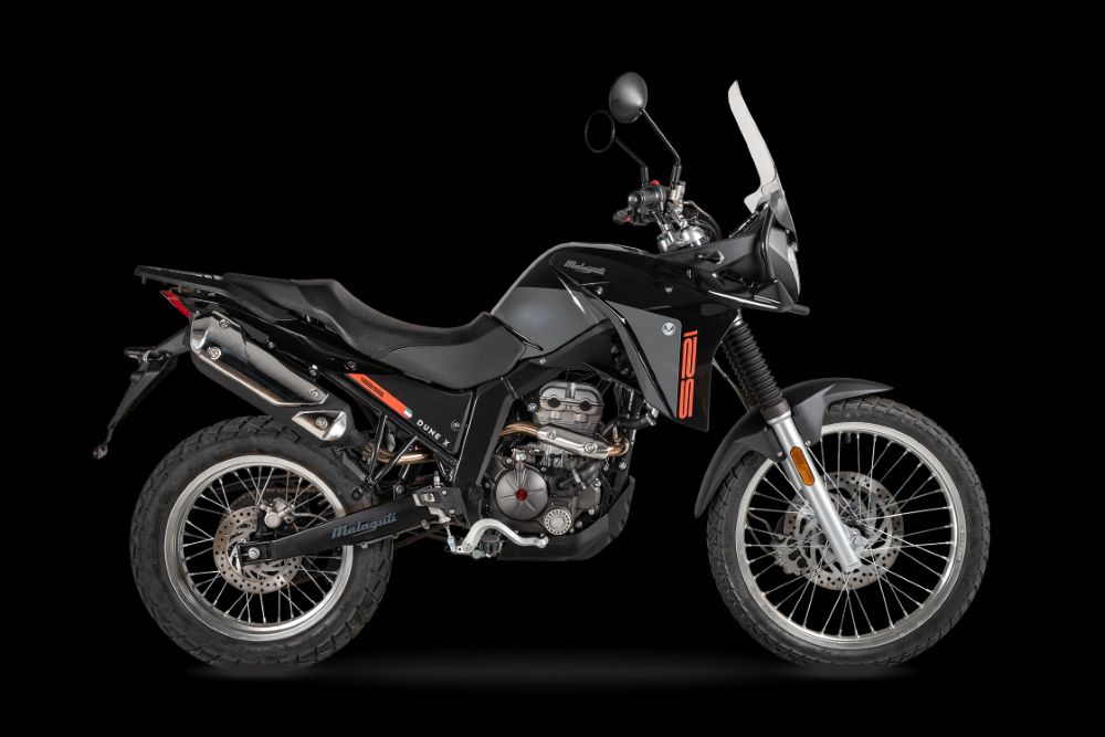 Malaguti Dune X 125 Black Edition, fekete, EURO V. L3e-A1